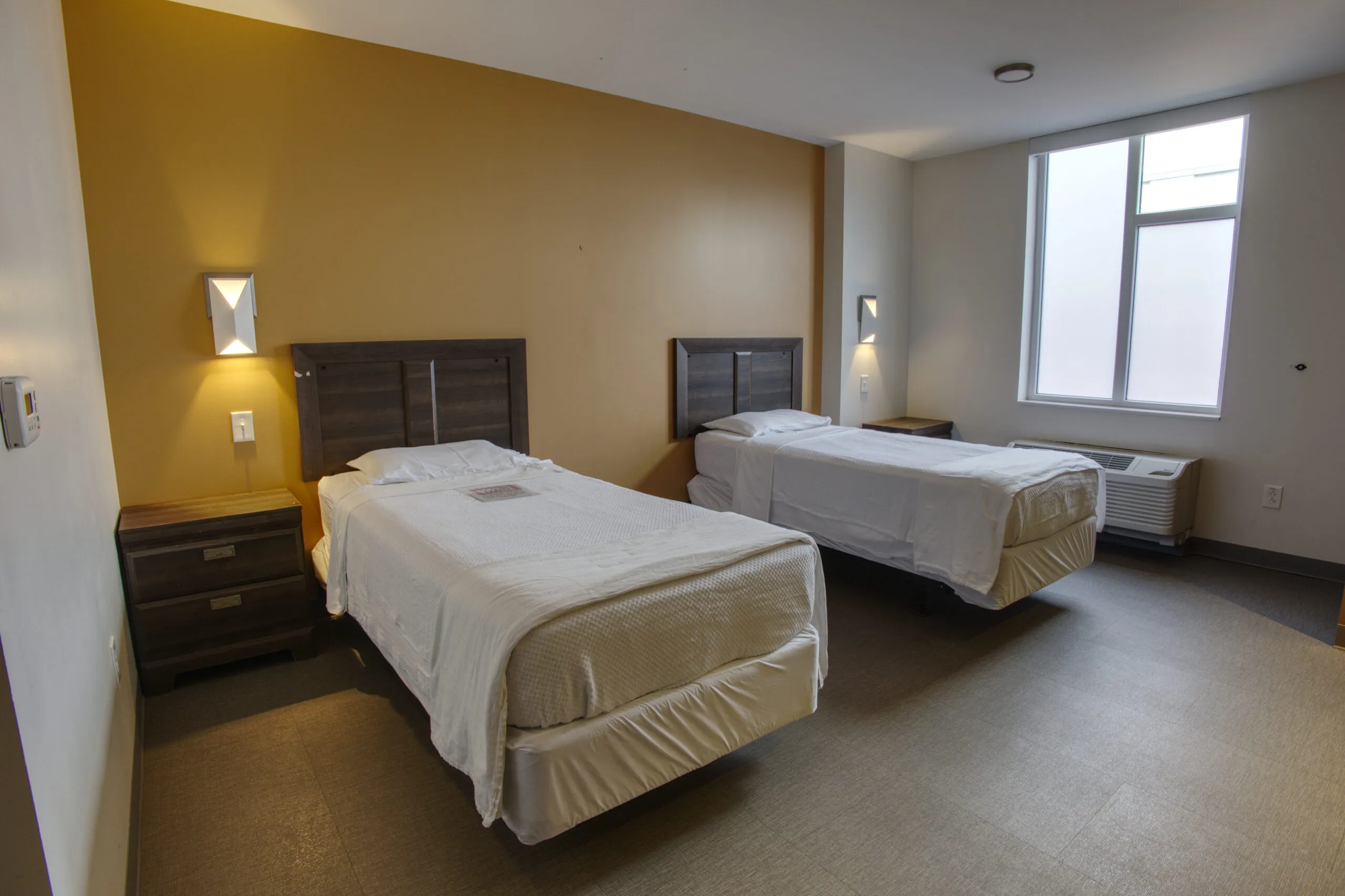 Residential bedroom at The Recovery Village Cherry Hill at Cooper